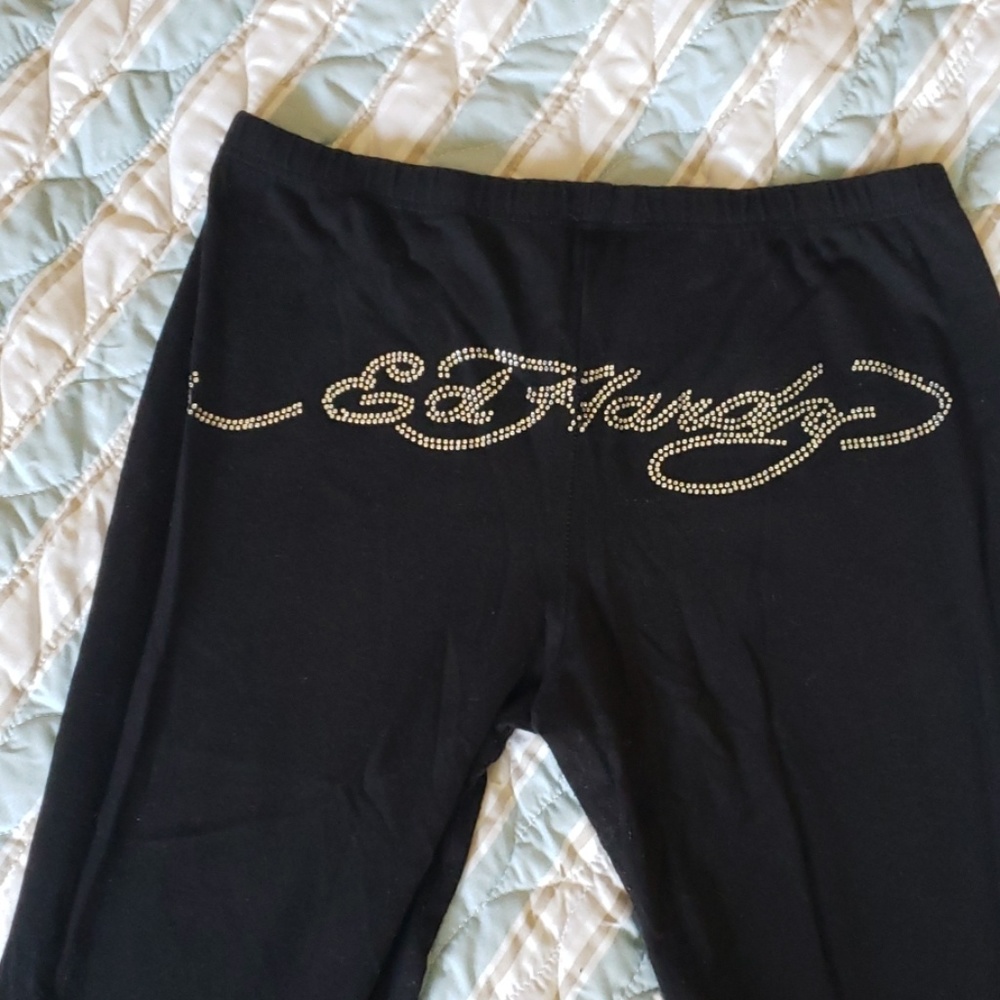 Ed hardy black leggings